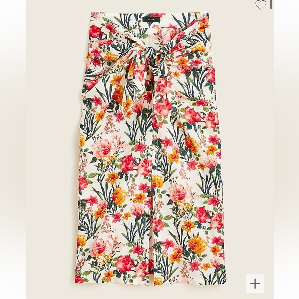 NWT J. Crew Pareo / Sarong / Cover Up in Vintage Floral, Small